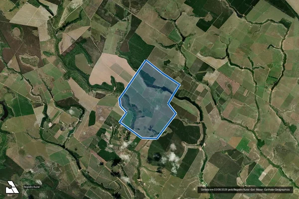 Imagem de satélite de Fazenda Belo Horizonte - Parte 1 em Pedro Canário - ES
