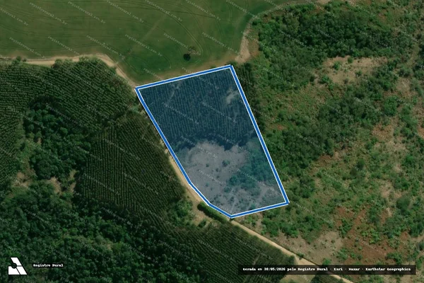 Imagem de satélite de Fazenda Cachoeira - Gleba 01 em Arapoti - PR