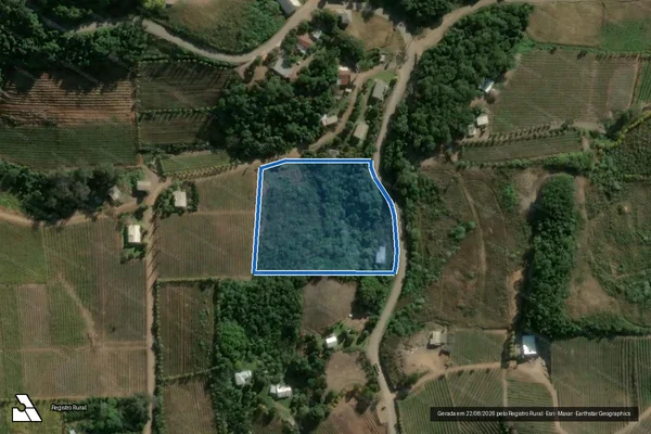 Imagem de satélite de PARTE DO LOTE 22 - LINHA ARMENIO - GLEBA A em Monte Belo do Sul - RS