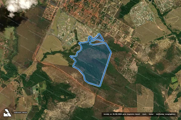 Imagem de satélite de MESQUITA OU GARAPA / Gleba B em Cidade Ocidental - GO