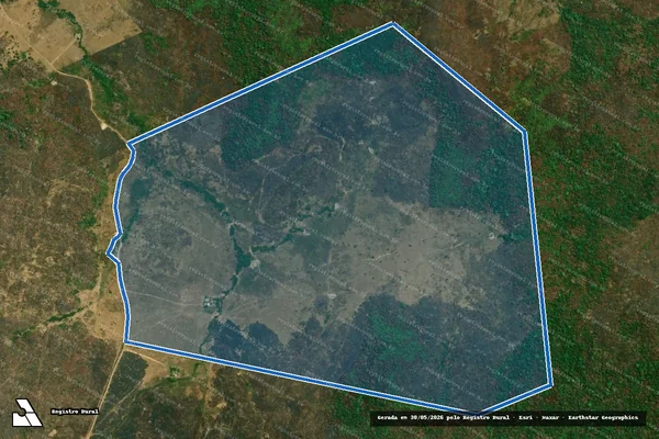 Imagem de satélite de PA ARAGUAXIM II ? ST-02 Lote 408 - Parte 1 em Bannach - PA