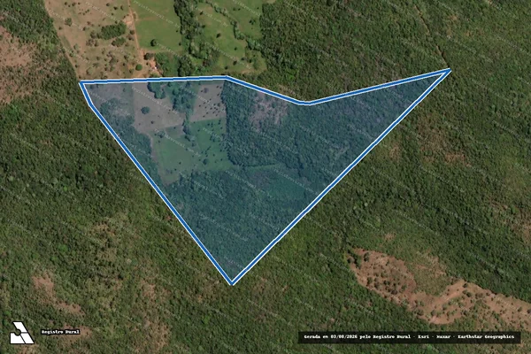 Imagem de satélite de Lote 39-B, DESMEMBRADO da ?FAZENDA OLHO D?ÁGUA?, Lote 39 do Loteamento Ribeirão do Couro - Parte 2 em Monte Santo do Tocantins - TO
