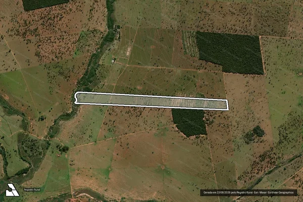 Imagem de satélite de FAZENDA TRINDADE I - Fazenda Trindade I em Anaurilândia - MS