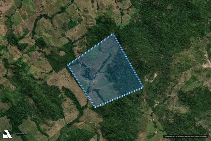 Imagem aérea do item B