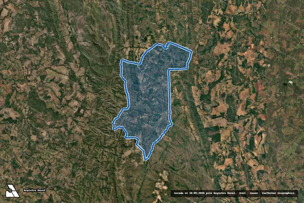 Imagem de satélite de Projeto de Assentamento Noite Negra - Projeto de Assentamento Noite Negra em Minaçu - GO