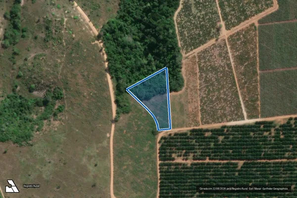 Imagem de satélite de SITIO CORREGO DA URSULA - PARCELA 02 em São Mateus - ES