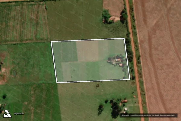 Imagem de satélite de PROJETO DE ASSENTAMENTO SANTA CLARA II - Lote 57 em Juti - MS