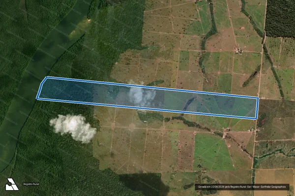 Imagem de satélite de Fazenda Santa Izabel - Parte Desmembrada em Colíder - MT
