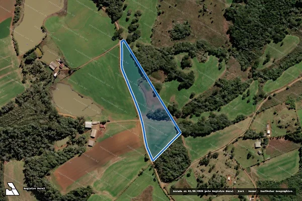 Imagem de satélite de COLONIA TARTARE em Fraiburgo - SC