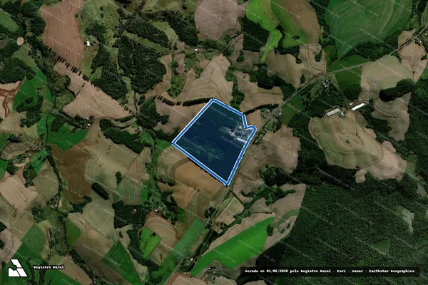 Imagem de satélite de Lote 12 Gleba 06 ? Colônia ?K? - Parte 1 em Chopinzinho - PR
