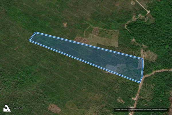 Imagem de satélite de PA PADRE JOSIMO - SITIO DA PAZ - LOTE 11 / LOTE 11 - GLEBA 01