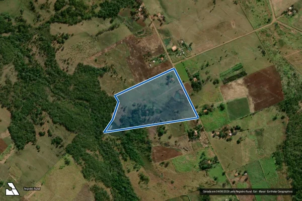 Imagem de satélite de Projeto de Assentamento Santa Mônica - Lote 186 FETAGRI em Terenos - MS