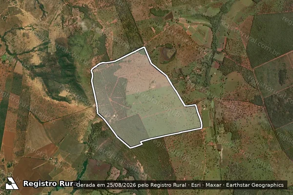 Imagem de satélite de Fazenda Capão D?anta - Parte 1 em Corinto - MG