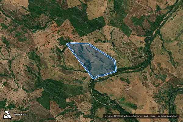 Imagem de satélite de FAZENDA BUCAINA - FAZENDA BUCAINA em Uirapuru - GO