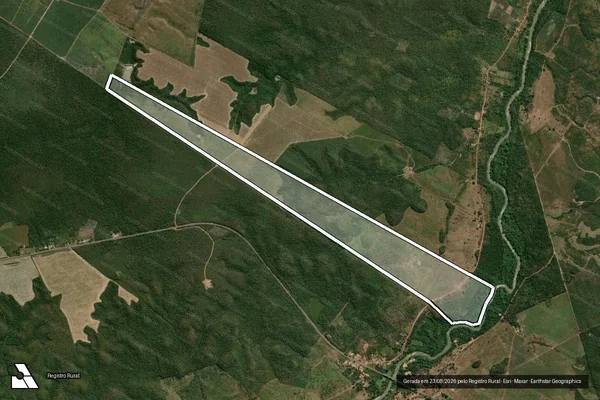 Imagem de satélite de FAZENDA OLHO D?ÁGUA - Parte 1 em São João do Soter - MA