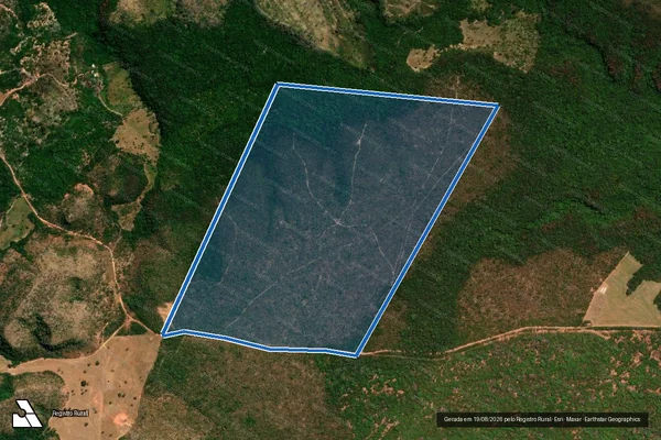Imagem de satélite de Fazenda Tietê I e Gleba Brejos em Tasso Fragoso - MA