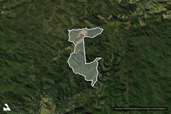 Imagem de satélite de Fazenda Karacy - Gleba D em Sapucaí-Mirim - MG