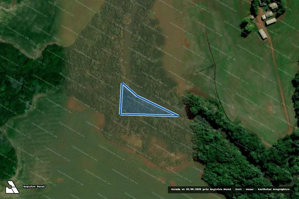 Imagem de satélite de GLEBA 1 -  ESPOLIO DE LUIZ CARLOS IORA em Santa Bárbara do Sul - RS