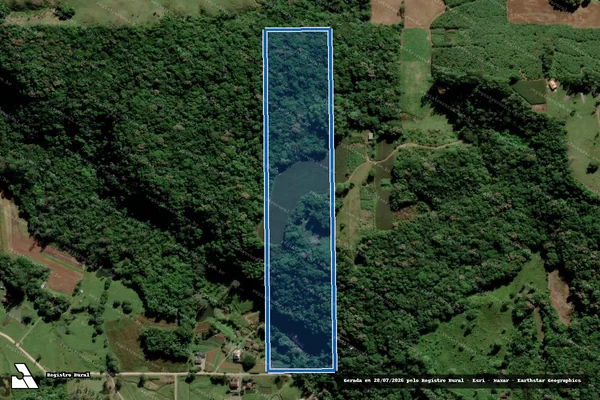 Imagem de satélite de SITIO DO VALENTINO / SITIO DO VALENTINO em Criciúma - SC