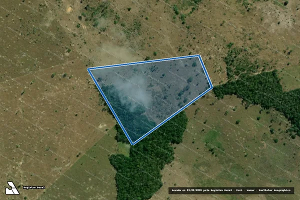 Imagem de satélite de FAZ. SERRINHA - GLEBA 06 em Potiraguá - BA