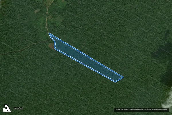 Imagem de satélite de / Projeto de Assentamento Beruri