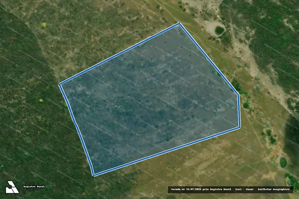 Imagem de satélite de FAZENDA PALMEIRAS - Gleba 15 em Simão Dias - SE