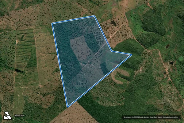 Imagem de satélite de FAZENDA AGUIAR COSTA - Parte 1 em Dom Pedro - MA