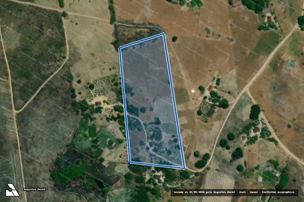 Imagem de satélite de Projeto de Assentamento Santo Antônio da Boa Vista LOTE 22 / LOTE 22