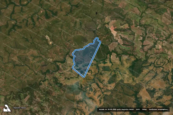 Imagem de satélite de GLEBA ARAGUAIA 23 - Parte 1 em General Carneiro - MT