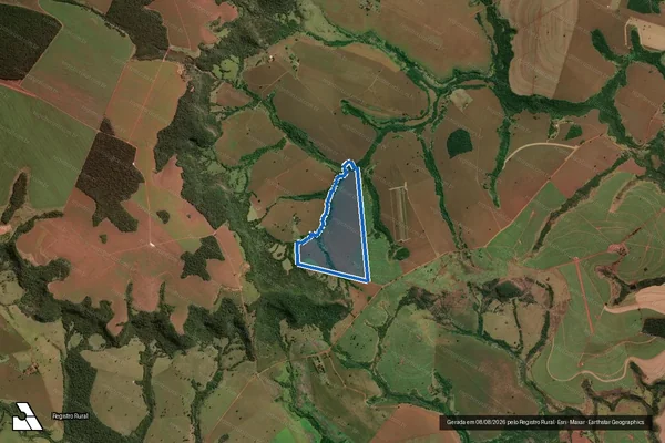 Imagem de satélite de Fazenda São Mateus - 002 em Rio Verde - GO