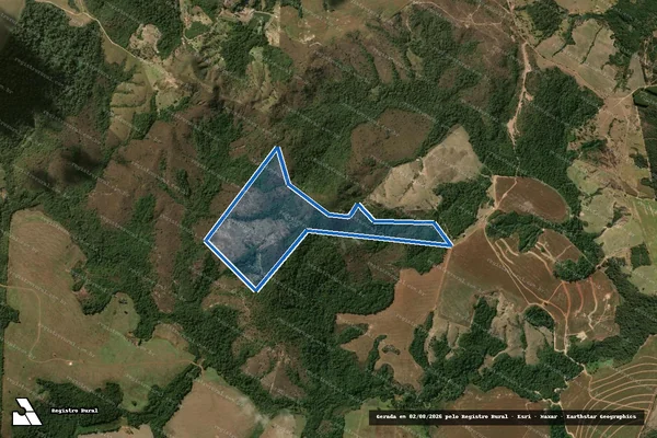 Imagem de satélite de FAZENDA SANTANA OU SANTANA DO JURUBATUBA - Gleba 1 em Silvânia - GO