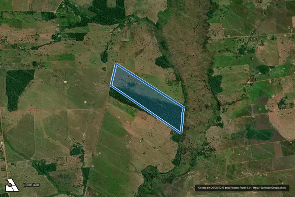 Imagem de satélite de LOTE 165 - GLEBA TERRA FIRME em São Francisco do Guaporé - RO