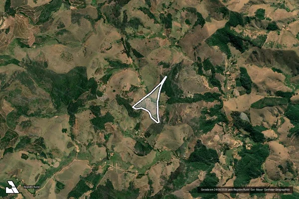Imagem de satélite de SANTO APOLINÁRIO - Parcela 1 em Simonésia - MG