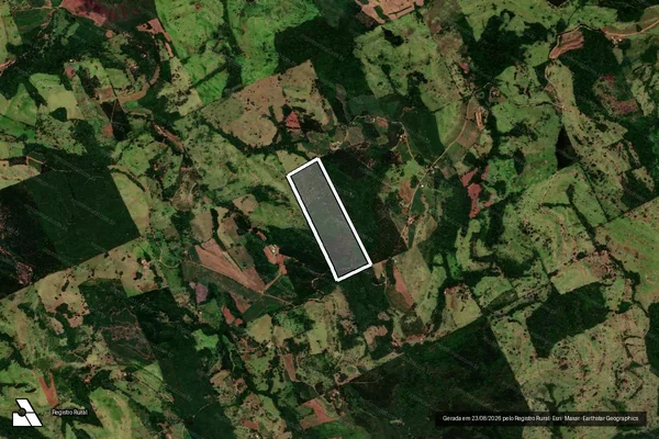Imagem de satélite de LOTE Nº 14, GLEBA Nº 33, DO IMÓVEL CATANDUVAS - LT 14 em Nova Laranjeiras - PR