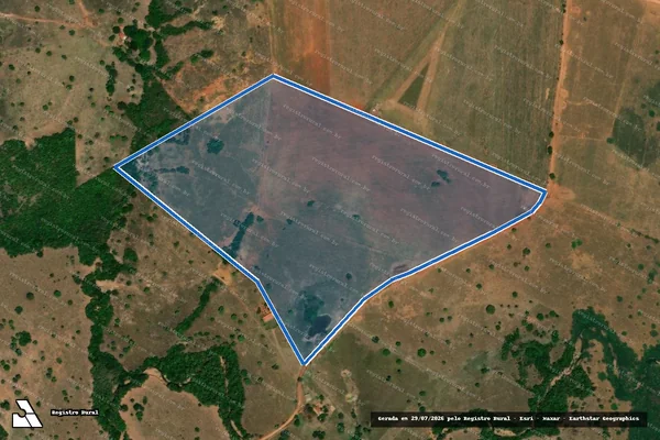 Imagem de satélite de FAZENDA BEBEDOURO OU DOS AMERICANOS - Parte 1 em Montes Claros de Goiás - GO