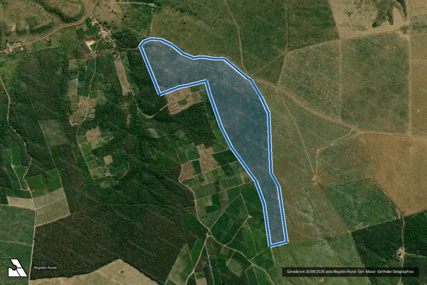 Imagem de satélite de FAZENDA JULIANA E VERONICA - PARCELA 02 em São Domingos do Maranhão - MA