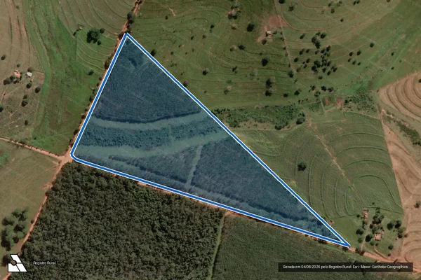 Imagem de satélite de FAZENDA SANTA MARIA DE JESUS - Parte 1 em Guzolândia - SP