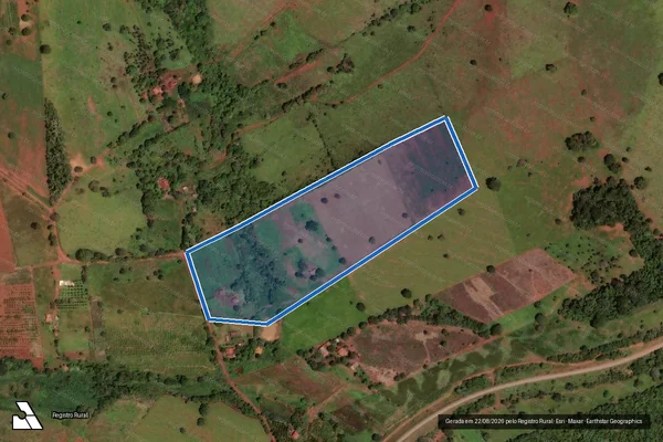 Imagem de satélite de FAZENDA POÇÕES - Parte 1 em Trindade - GO