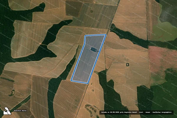 Imagem de satélite de FAZENDA LETICYA II - FAZENDA LETICYA em Itanhangá - MT