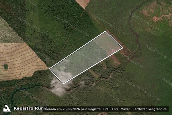 Imagem de satélite de FAZENDA ARRANCA, ANTIGA CABECEIRA DA FAZENDA SIBERIA - LOTE 28 em Grajaú - MA