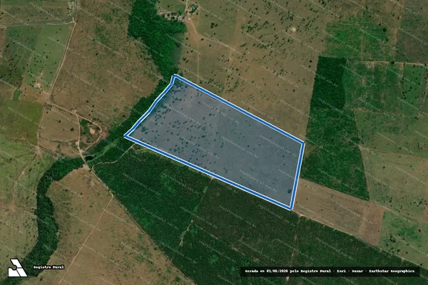 Imagem de satélite de FAZENDA NOVA ALEGRIA - Parcela 1 em São Pedro da Água Branca - MA