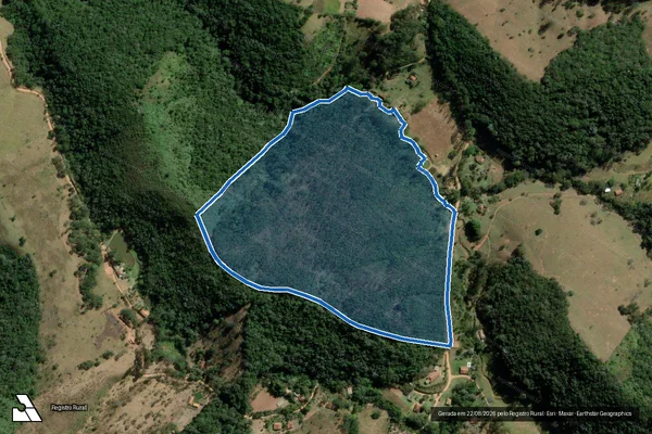Imagem de satélite de Sitio São José - em Redenção da Serra - SP