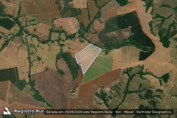 Imagem de satélite de Fazenda Olhos Dagua - Parte 5 em Catalão - GO