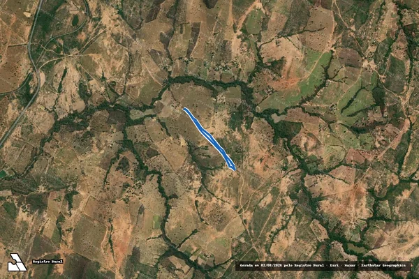 Imagem de satélite de Fazenda Pedregulho - Parte 3 em Bocaiúva - MG