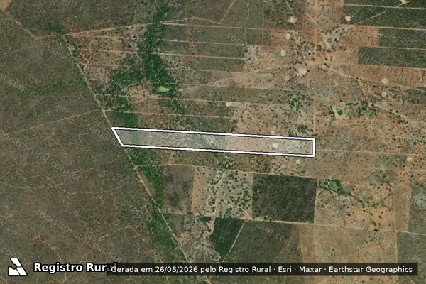 Imagem de satélite de Fazenda Martins - LOTE 02 em Tupanatinga - PE