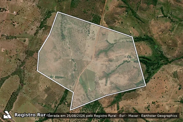 Imagem de satélite de Fazenda Ingá - Parcela 02 em Formosa da Serra Negra - MA