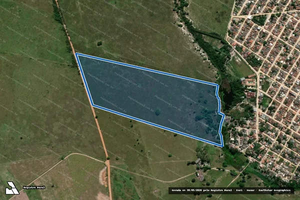 Imagem de satélite de Fazenda Céu Azul - Gleba E em Teixeira de Freitas - BA