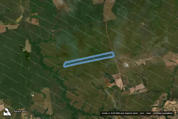 Imagem de satélite de Fazenda São Sebastião B - Fazenda São Sebastião B em Paranatinga - MT