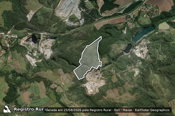 Imagem de satélite de Sitio Barrinha - POSSE - Parcela 1 em Salto de Pirapora - SP