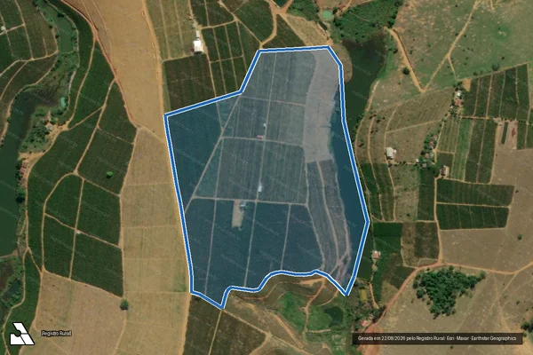 Imagem de satélite de FAZENDA CÓRREGO DO MEIO - PARCELA 03 em Linhares - ES